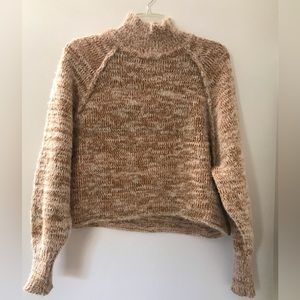 Altar’d State Sweater Mock Turtleneck Beige SZ XSmall